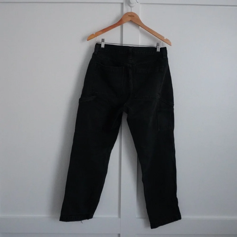 Abercrombie & Fitch Men’s Loose Cargo Jean Black